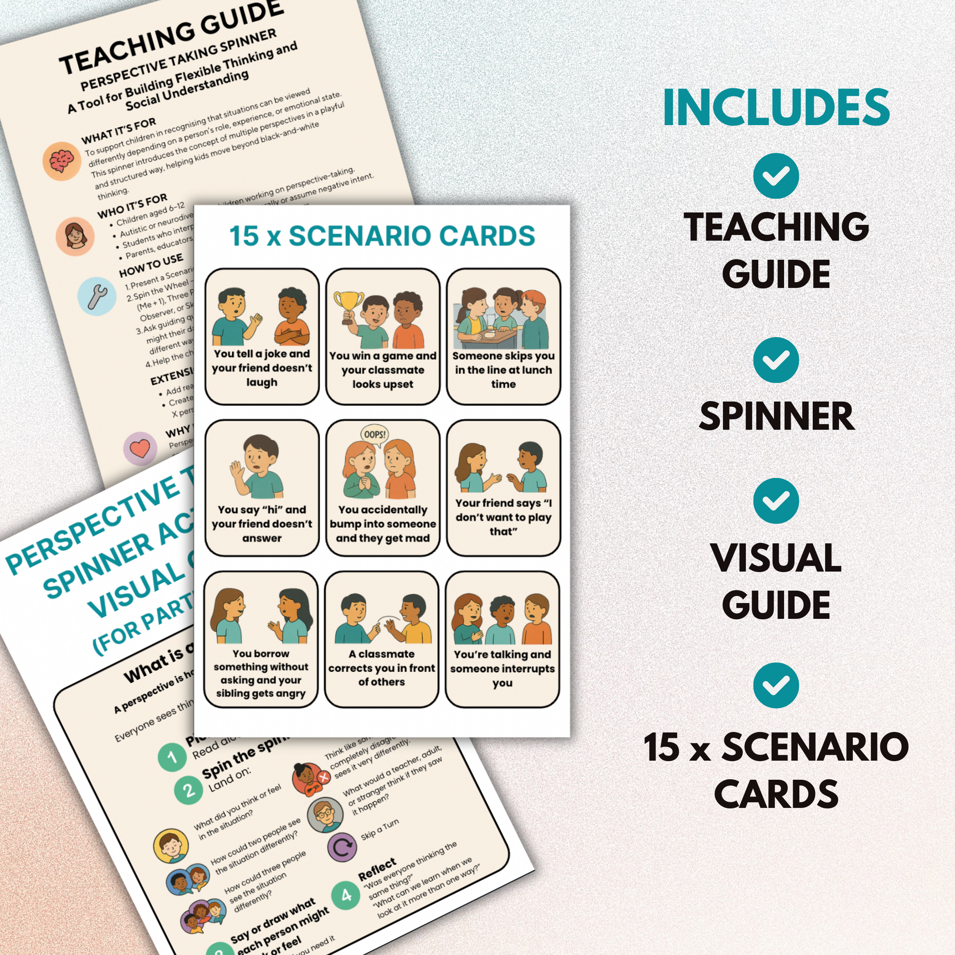 “Printable resource to support social communication, Theory of Mind, and perspective-taking skills”