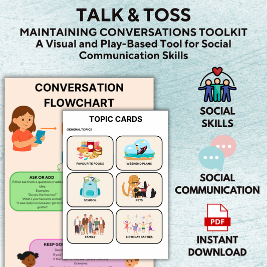 Printable conversation skills activity