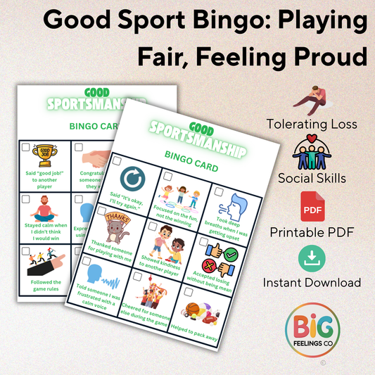Good Sport Bingo: Playing Fair, Feeling Proud