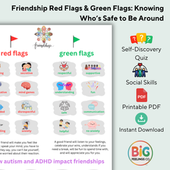 Friendship Red Flags & Green Flags – Knowing Who’s Safe to Be Around
