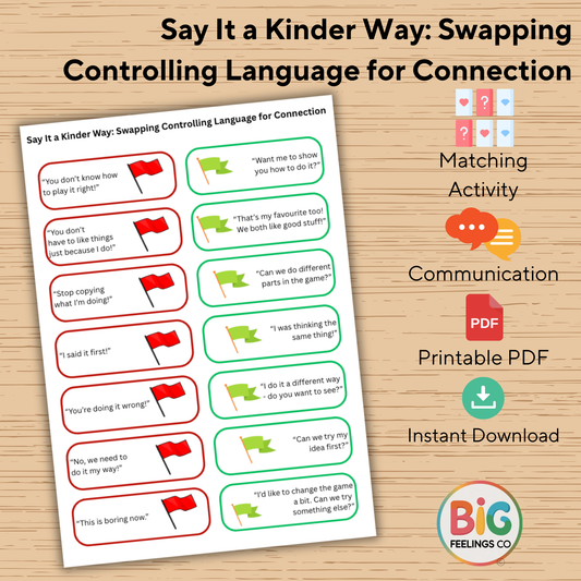 Say It a Kinder Way – Swapping Controlling Language for Connection