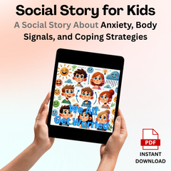 We All Get Worried – A Social Story About Anxiety, Body Signals, and Coping Tools
