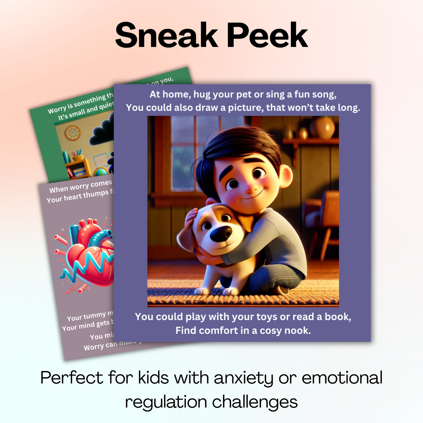 We All Get Worried – A Social Story About Anxiety, Body Signals, and Coping Tools