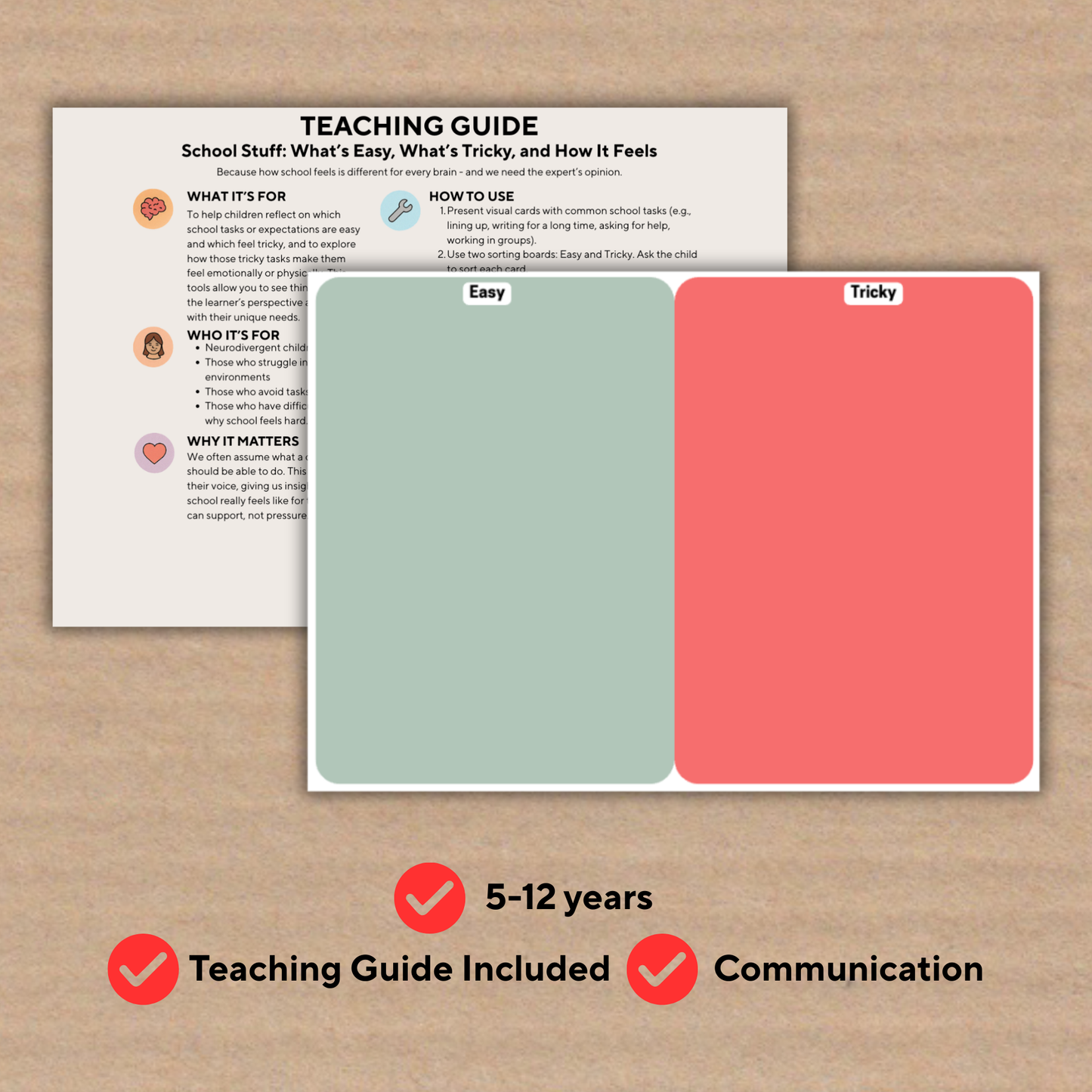 School Stuff – What’s Easy, What’s Tricky, and How It Feels