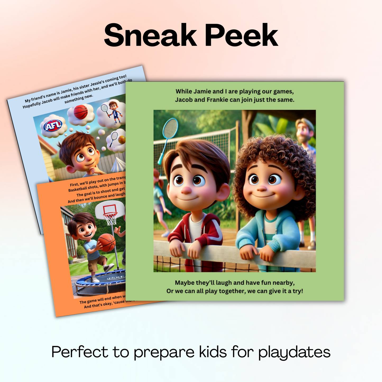 New Friends – A Social Story About Playdates, Social Skills, and Trying Something New