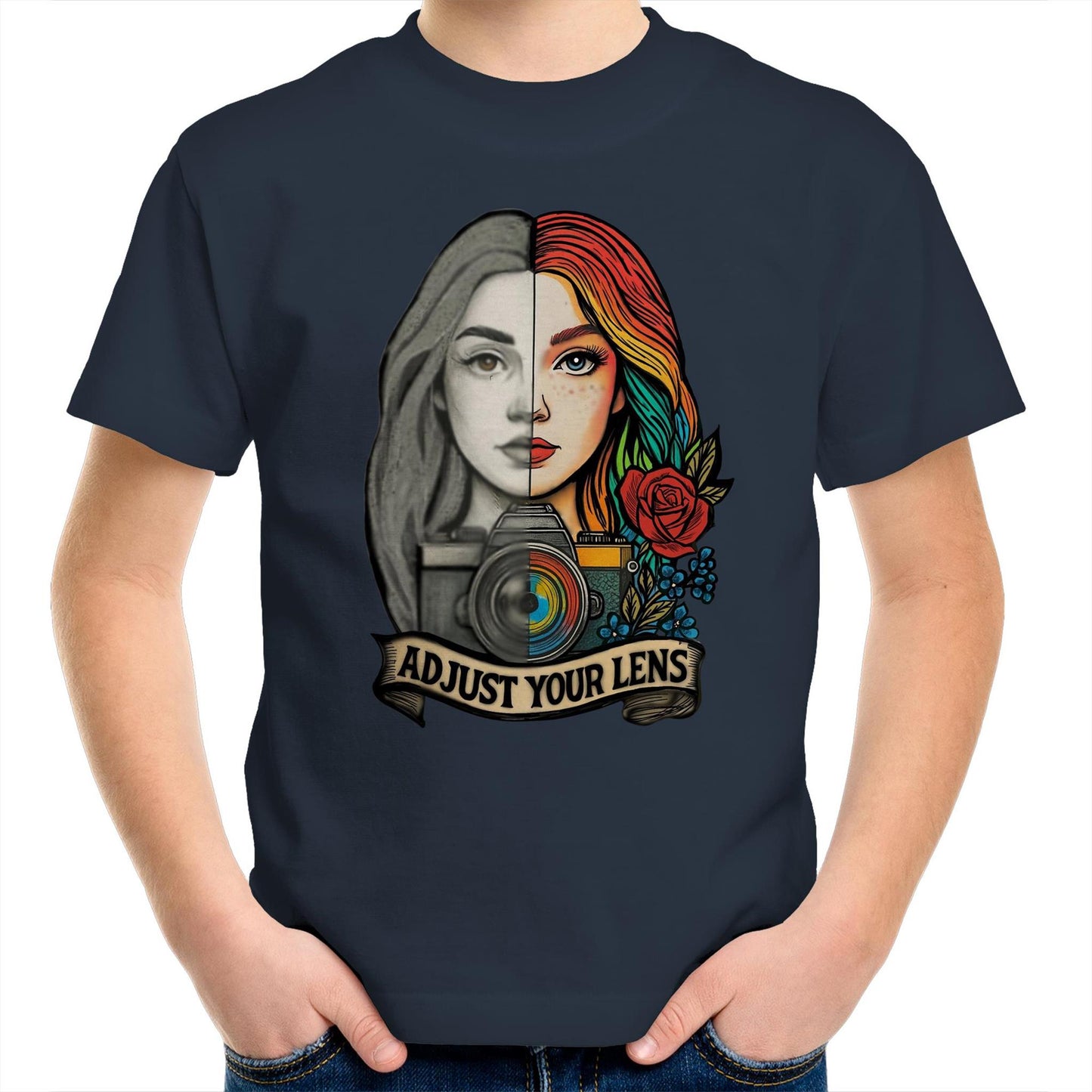 Adjust Your Lens Kids T-Shirt
