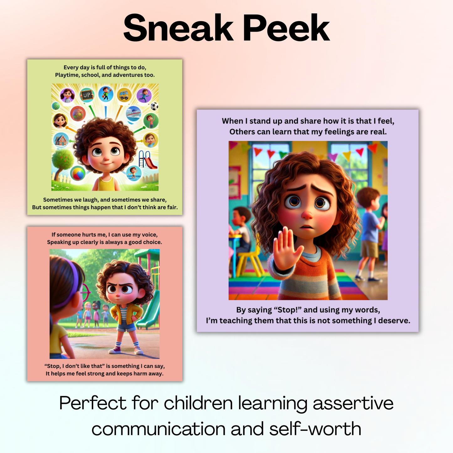 Standing Up for Me – A Social Story About Self-Advocacy, Respect, and People-Pleasing