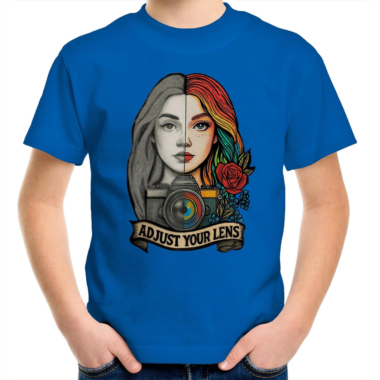 Adjust Your Lens Kids T-Shirt