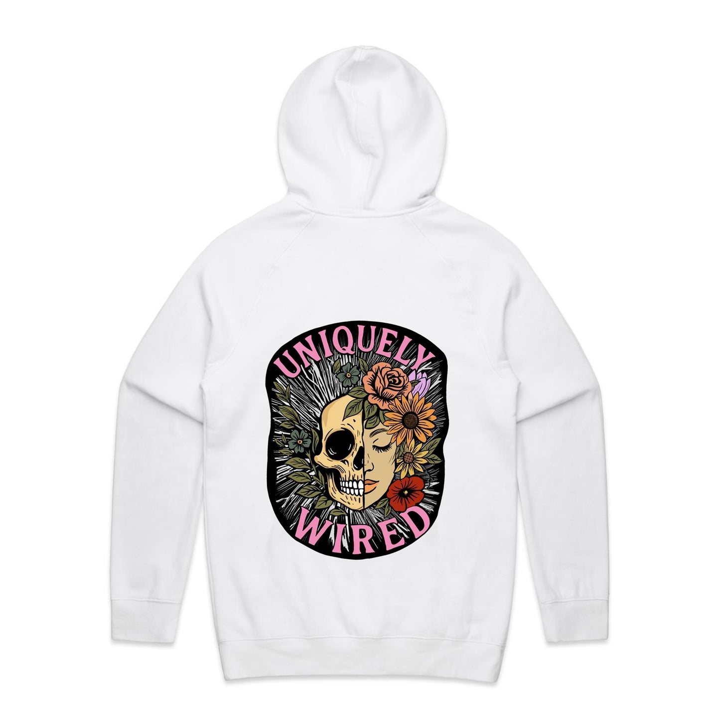 Uniquely Wired Mens Hoodie