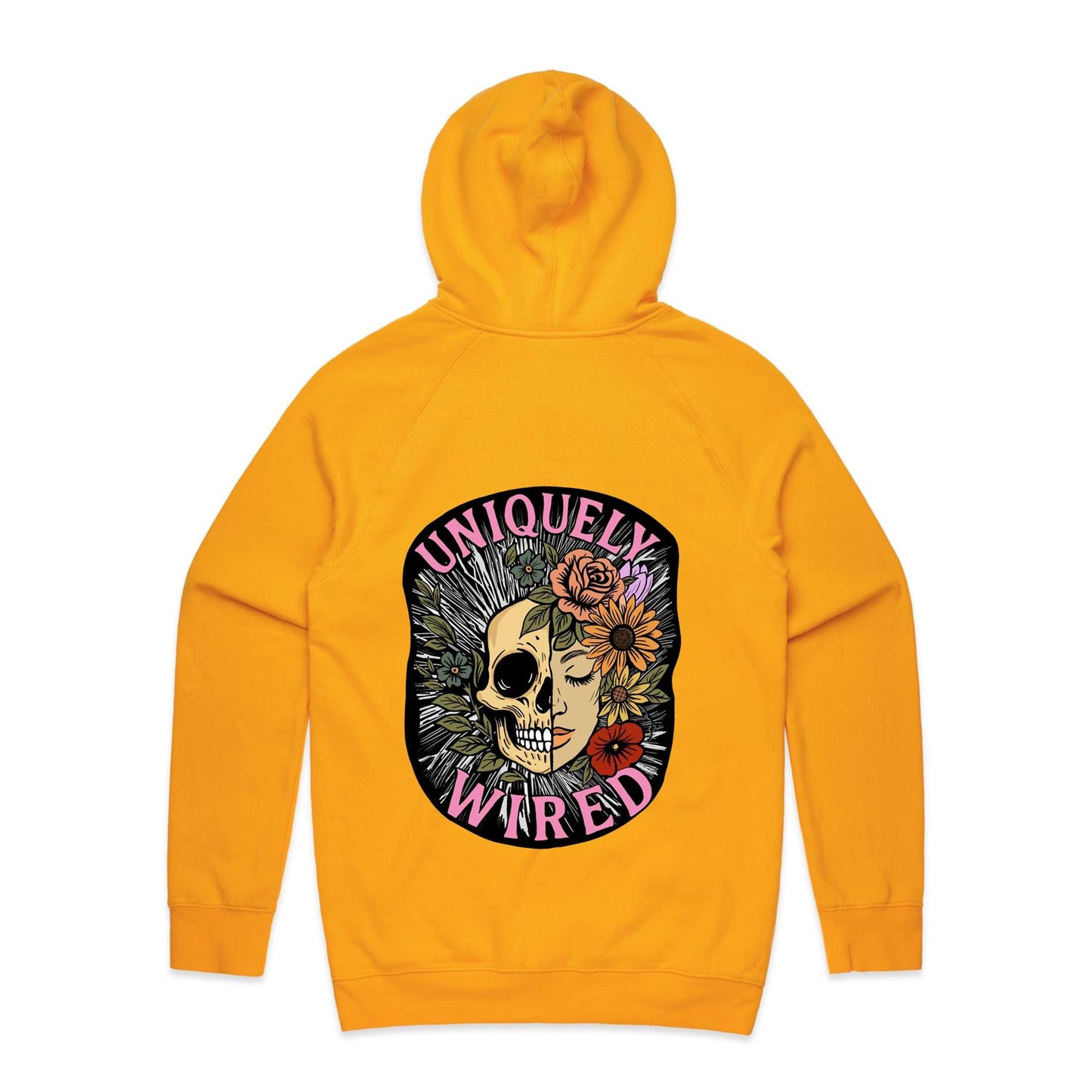 Uniquely Wired Mens Hoodie