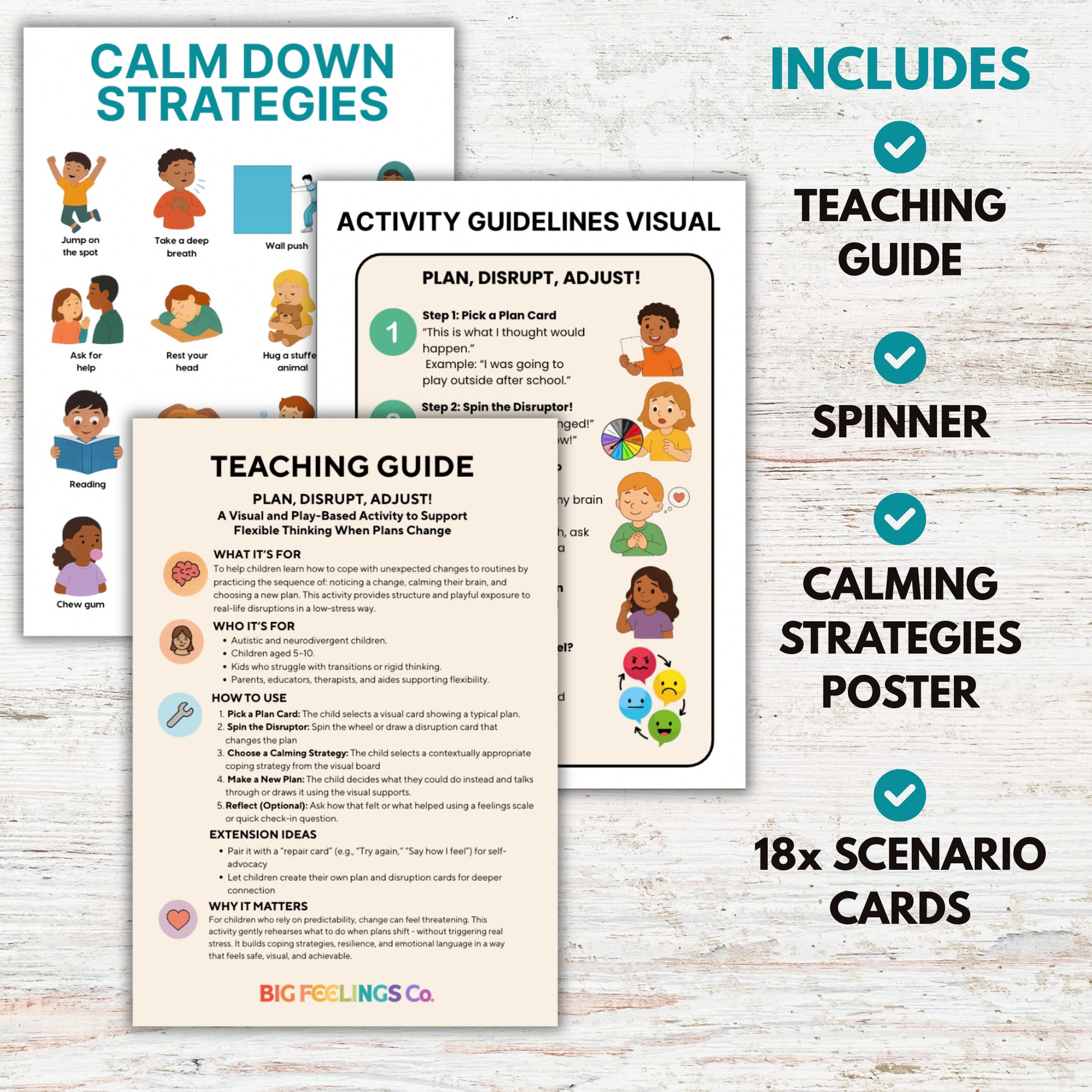 “Neurodivergent-friendly visual resource for teaching Theory of Mind and flexible responses”