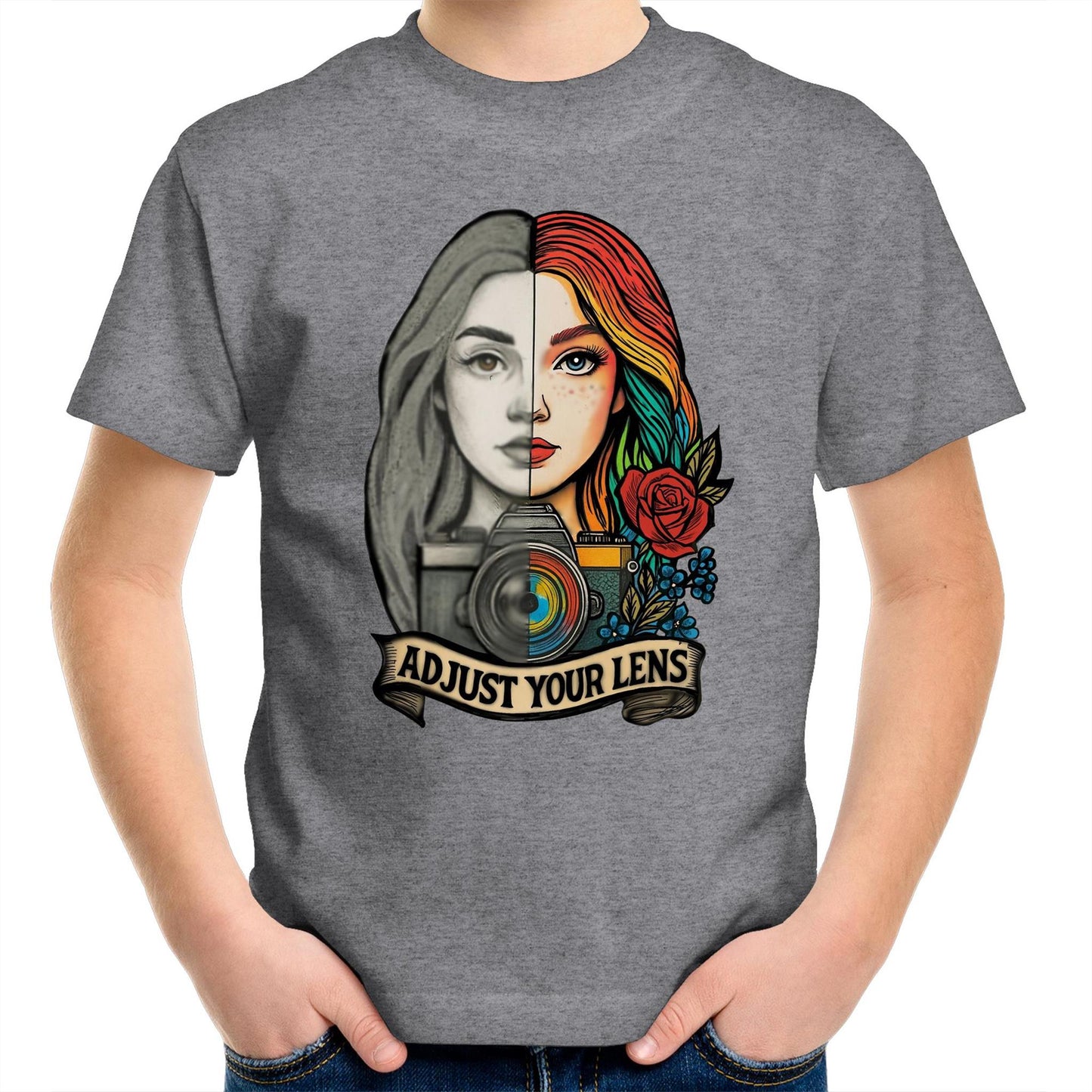 Adjust Your Lens Kids T-Shirt