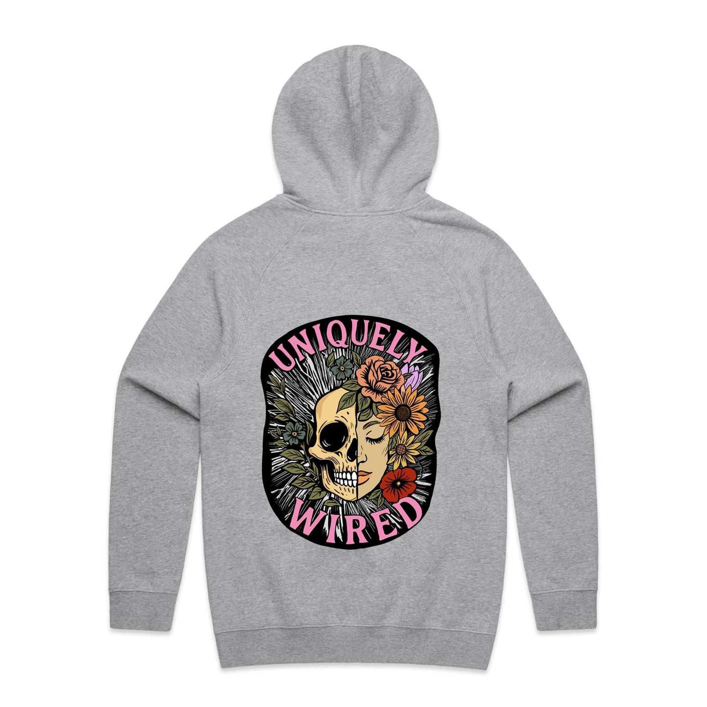Uniquely Wired Mens Hoodie