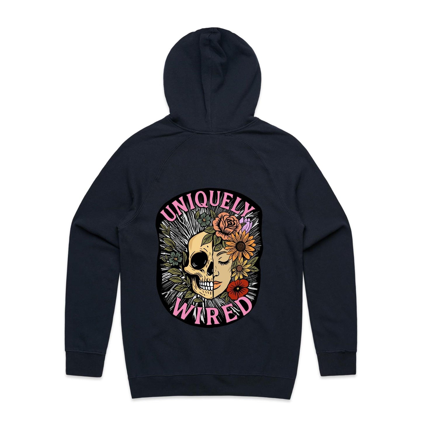 Uniquely Wired Mens Hoodie