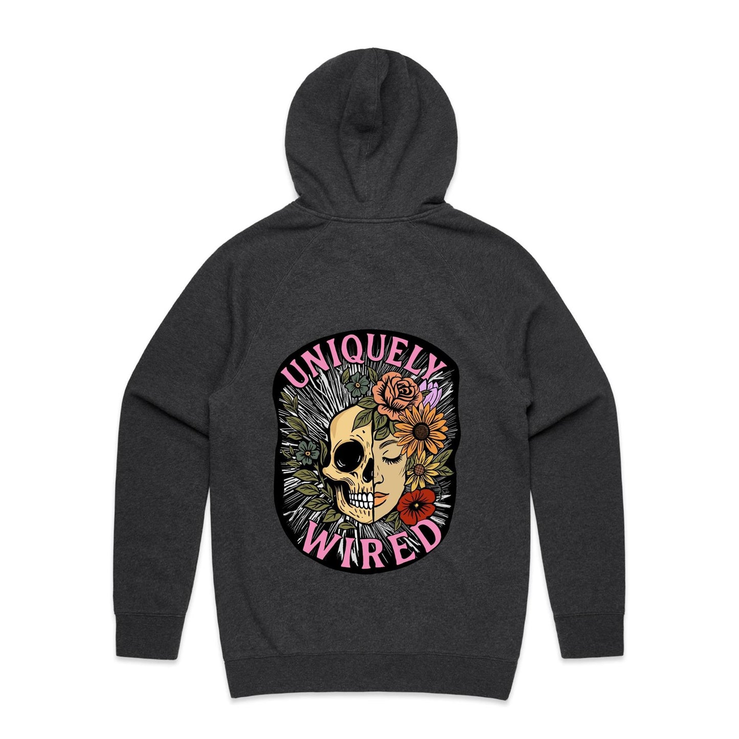 Uniquely Wired Mens Hoodie