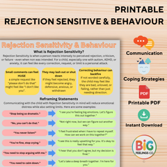 Rejection Sensitivity & Behaviour - Printable Info Sheet