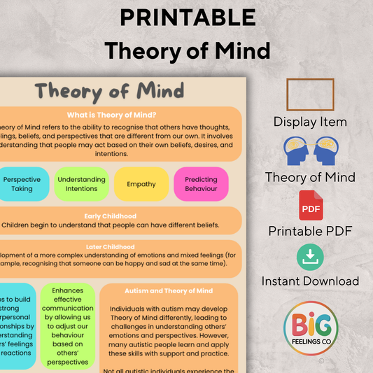 Theory of Mind – Understanding Perspective – Printable Info Sheet