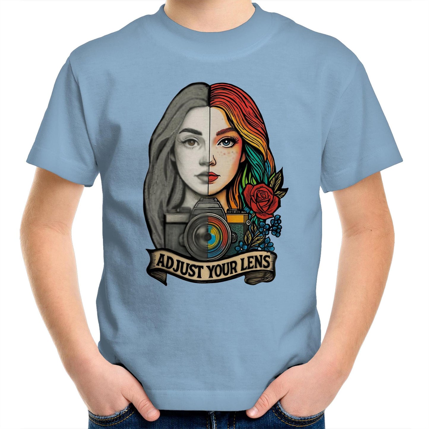 Adjust Your Lens Kids T-Shirt