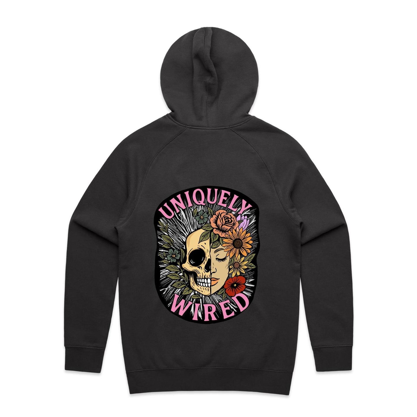 Uniquely Wired Mens Hoodie