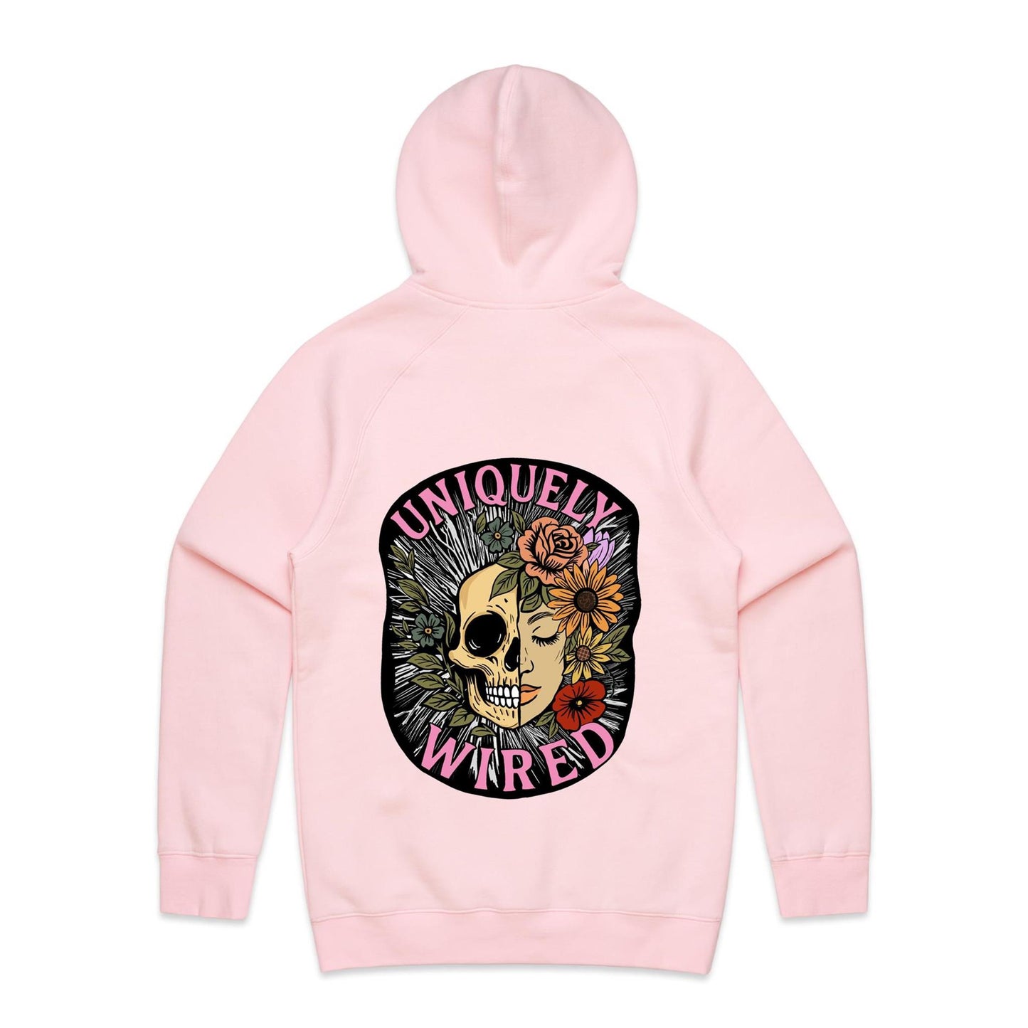 Uniquely Wired Mens Hoodie