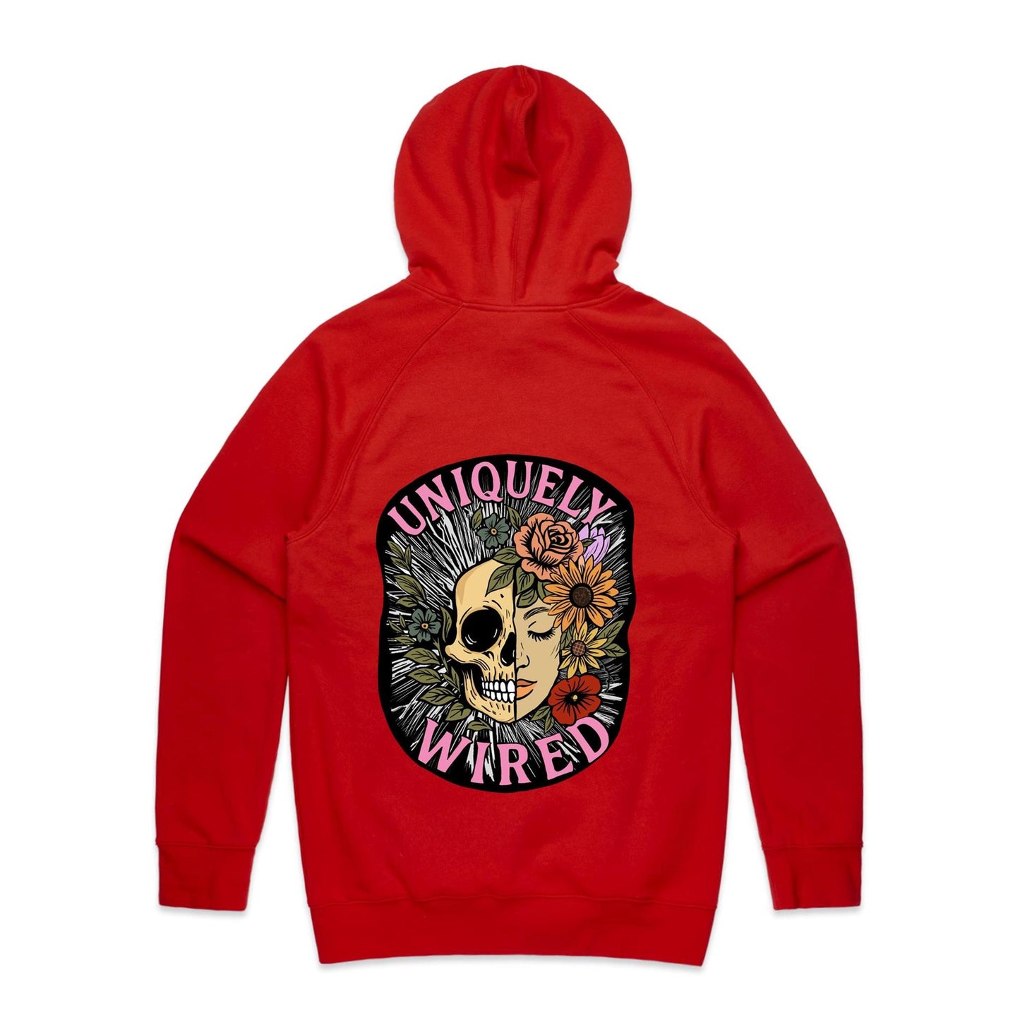 Uniquely Wired Mens Hoodie