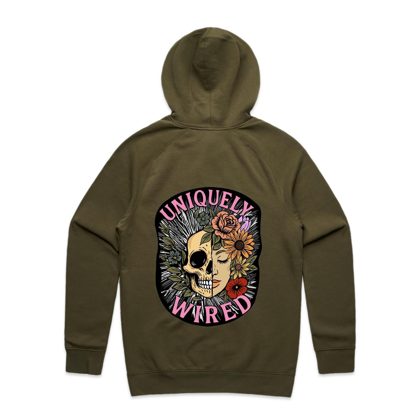 Uniquely Wired Mens Hoodie