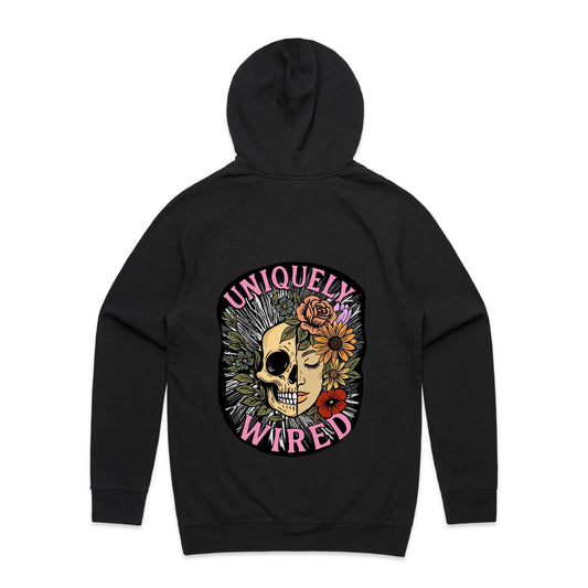 Uniquely Wired Mens Hoodie