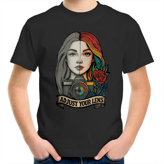 Adjust Your Lens Kids T-Shirt
